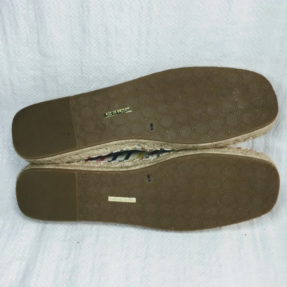 Rainbow Canvas Espadrille Flats - Louise Et Cie Summer Shoes 10